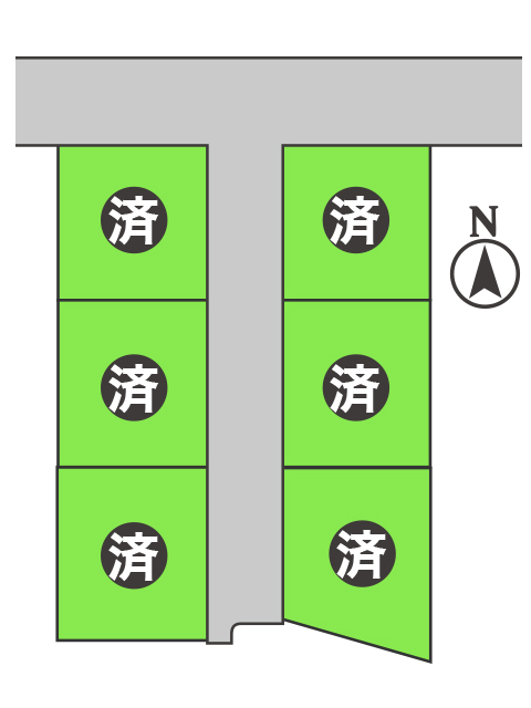 渋川市有馬分譲地6区画