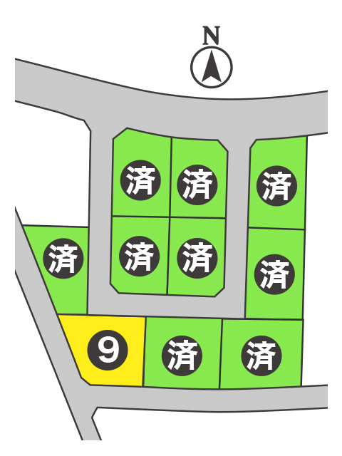 吉岡町北下分譲地