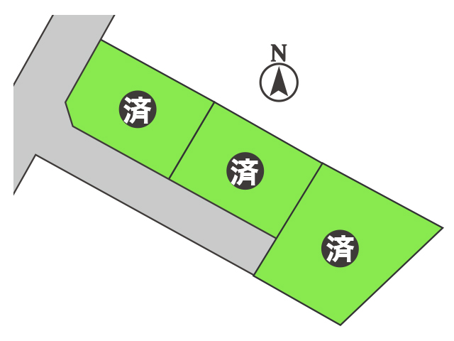 渋川市北橘町真壁分譲地