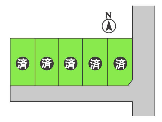 渋川市行幸田分譲地