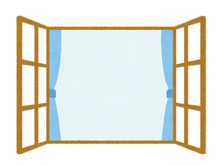 お部屋の換気