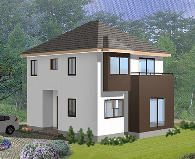 タイプ‐1シリーズ＜2-3LDK/寄棟タイプ＞No.19EW 3LDKプラン(4LDK対応可)