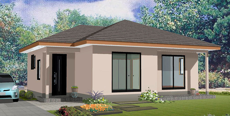 和(なごみ)＜2LDK＞西玄関プラン