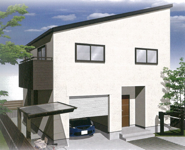 ガレージハウス(1台分)＜2LDK＞(全方向敷地対応)